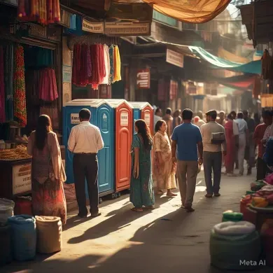 Tips Sukses Gelar Bazar dengan Toilet Portable